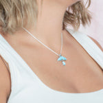Larimar Kohola Teardrop Pendant Pendant Island by Koa Nani 