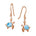 Larimar Kona Honu Earrings Earrings Island by Koa Nani 