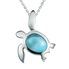Larimar Kona Honu Pendant Pendant Island by Koa Nani 