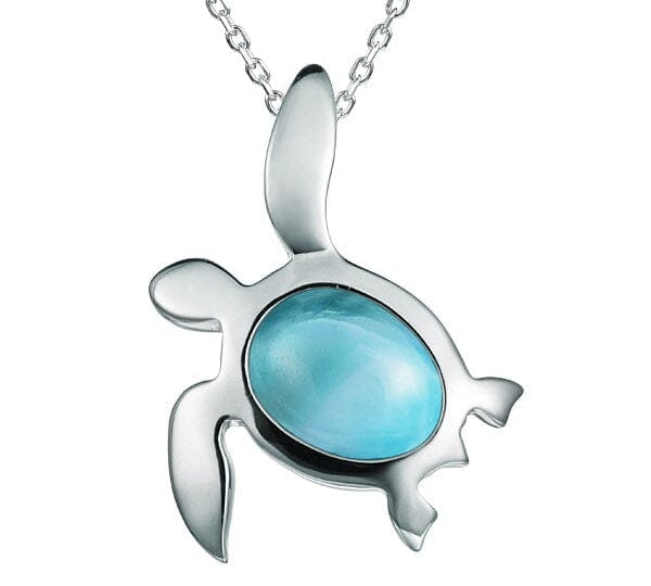 Larimar Kona Honu Pendant Pendant Island by Koa Nani 