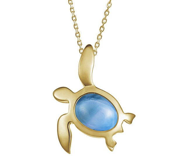 Larimar Kona Honu Pendant Pendant Island by Koa Nani 