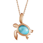 Larimar Kona Honu Pendant Pendant Island by Koa Nani 