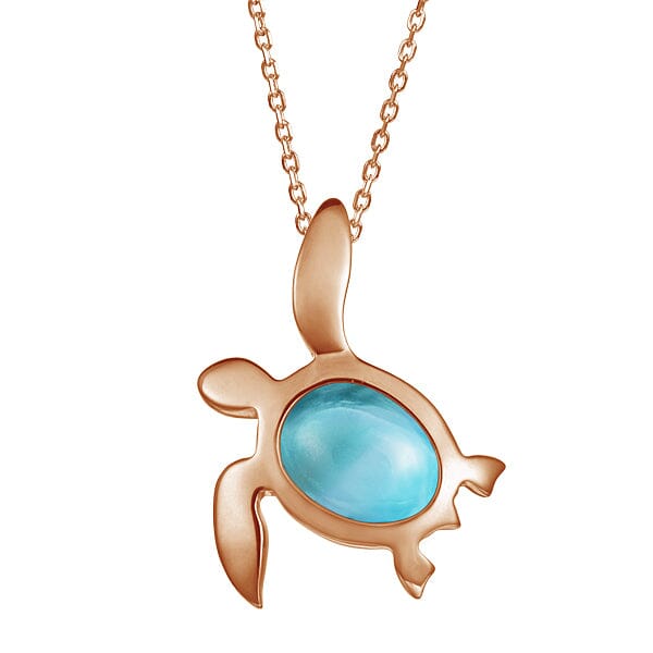 Larimar Kona Honu Pendant Pendant Island by Koa Nani 