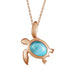 Larimar Kona Honu Pendant Pendant Island by Koa Nani 