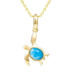 Larimar Kona Honu Pendant (S) Pendant Island by Koa Nani 