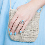 Larimar Kraken Ring Ring Island by Koa Nani 