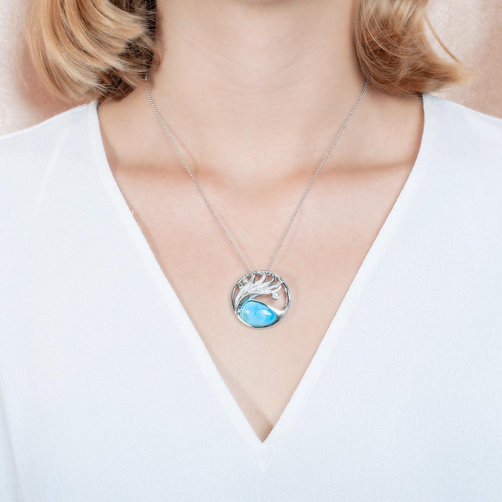 Larimar Laka Pendant Pendant Island by Koa Nani 