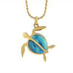 Larimar Lanai Honu Pendant Pendant Island by Koa Nani 
