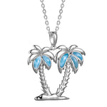 Larimar Lanai Palm Tree Pendant Pendant Island by Koa Nani 