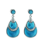 Larimar Lava Flow Earrings Earrings Island by Koa Nani 
