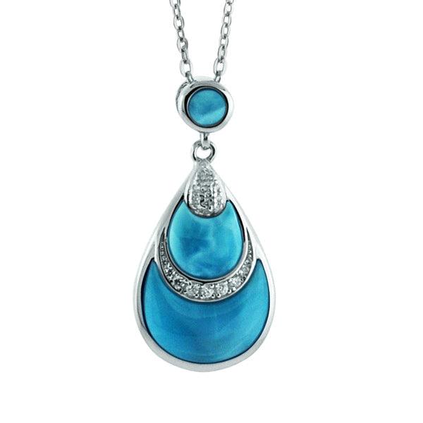 Larimar Lava Flow Pendant Pendant Island by Koa Nani 