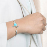 Larimar Laysan Honu Sleek Bangle Bangle Island by Koa Nani 