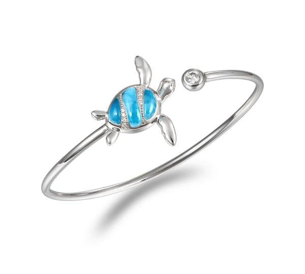 Larimar Laysan Honu Sleek Bangle Bangle Island by Koa Nani 