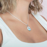 Larimar Lighthouse Medallion Pendant Pendant Island by Koa Nani 