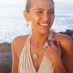 Larimar Lili'u Cocktail Ring Ring Island by Koa Nani 