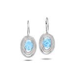 Larimar Lili'u Earrings Earrings Island by Koa Nani 
