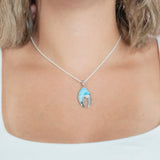 Larimar Lobster Claw Pendant Pendant Island by Koa Nani 