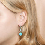 Larimar Lunar Eclipse Earrings Earrings Island by Koa Nani 