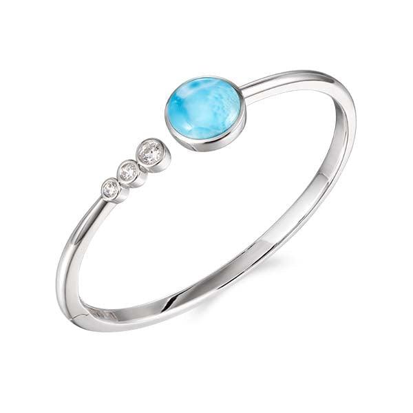 Larimar Lunar Orbit Bangle Bangle Island by Koa Nani 