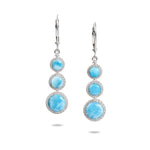 Larimar Lunar Orbit Earrings Earrings Island by Koa Nani 