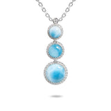 Larimar Lunar Orbit Pendant Pendant Island by Koa Nani 