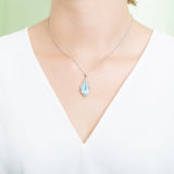 Larimar Maile Leaf Pendant Pendant Island by Koa Nani 