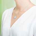 Larimar Maile Leaf Pendant Pendant Island by Koa Nani 