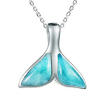 Larimar Majestic Whale Tail Pendant Pendant Island by Koa Nani 