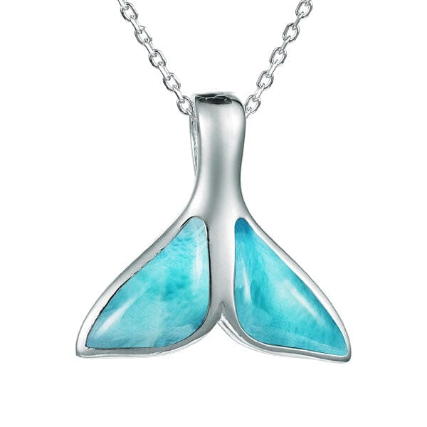 Larimar Majestic Whale Tail Pendant Pendant Island by Koa Nani 