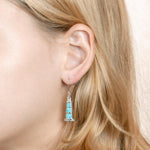 Larimar Makapu'u Lighthouse Earrings Earrings Island by Koa Nani 