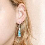 Larimar Makapu'u Lighthouse Earrings Earrings Island by Koa Nani 