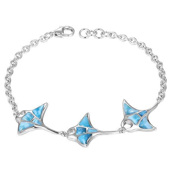 Larimar Manta Ray Bangle Bangle Island by Koa Nani 
