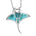 Larimar Manta Ray Pendant Pendant Island by Koa Nani 