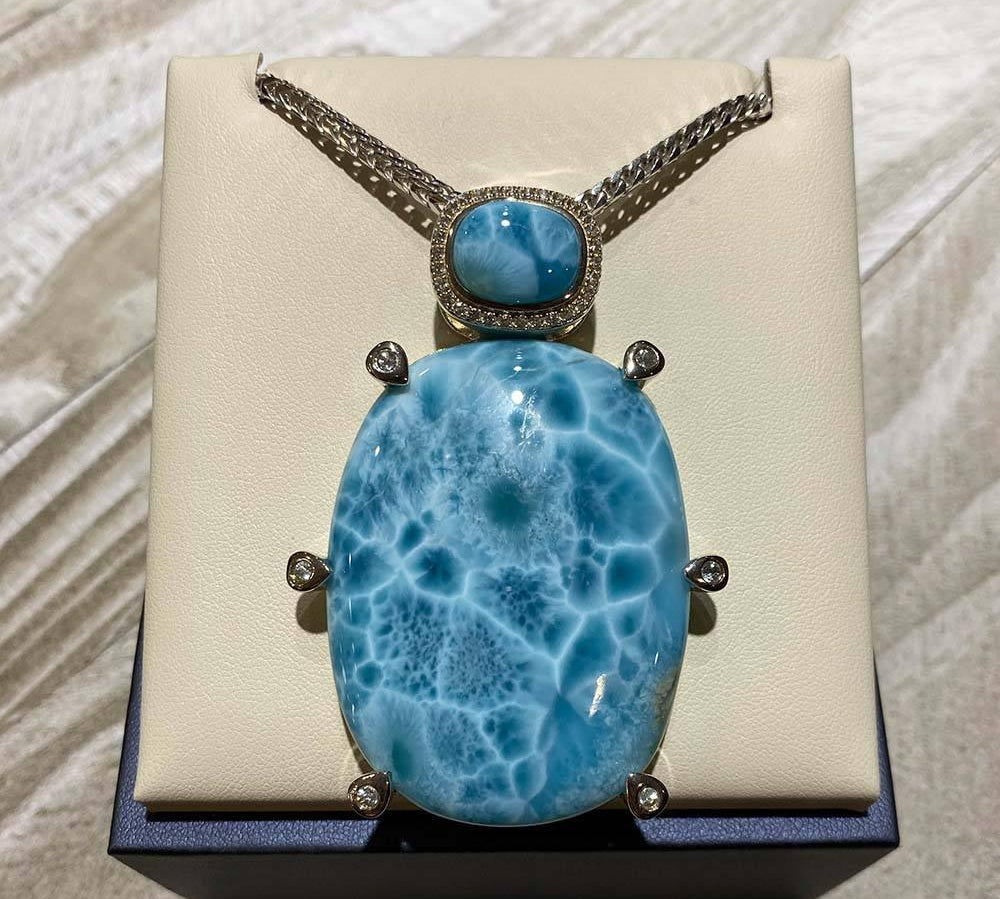 Larimar Maris Pendant Pendant Island by Koa Nani 
