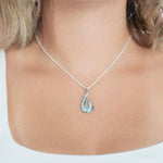 Larimar Maui Fishhook Pendant Pendant Island by Koa Nani 