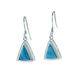 Larimar Mauna Kea Earrings Earrings Island by Koa Nani 