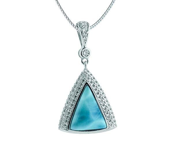 Larimar Mauna Kea Pendant Pendant Island by Koa Nani 