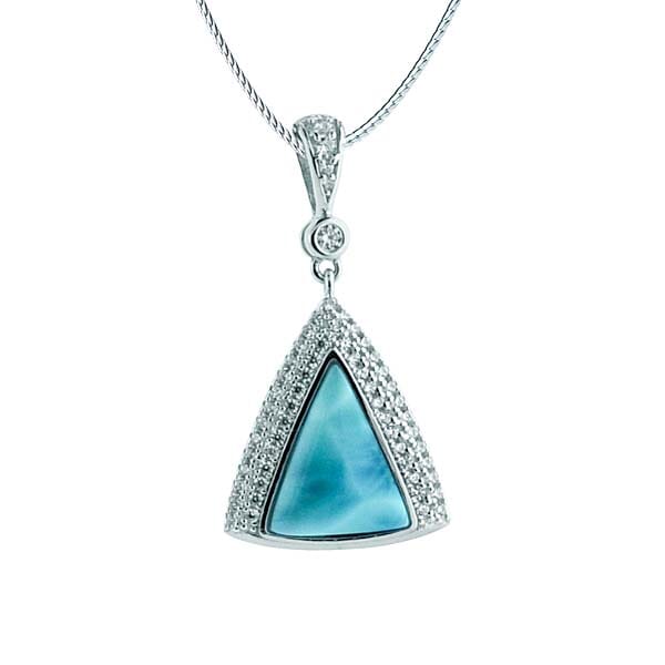 Larimar Mauna Kea Pendant Pendant Island by Koa Nani 
