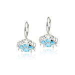 Larimar Mighty Crab Earrings Earrings Island by Koa Nani 