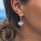 Larimar Mighty Crab Earrings Earrings Island by Koa Nani 