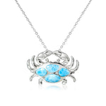 Larimar Mighty Crab Pendant Pendant Island by Koa Nani Large 