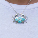 Larimar Mighty Crab Pendant Pendant Island by Koa Nani 