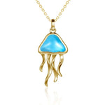 Larimar Moon Jellyfish Pendant Pendant Island by Koa Nani 