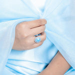 Larimar Moon Phase Ring Ring Island by Koa Nani 5