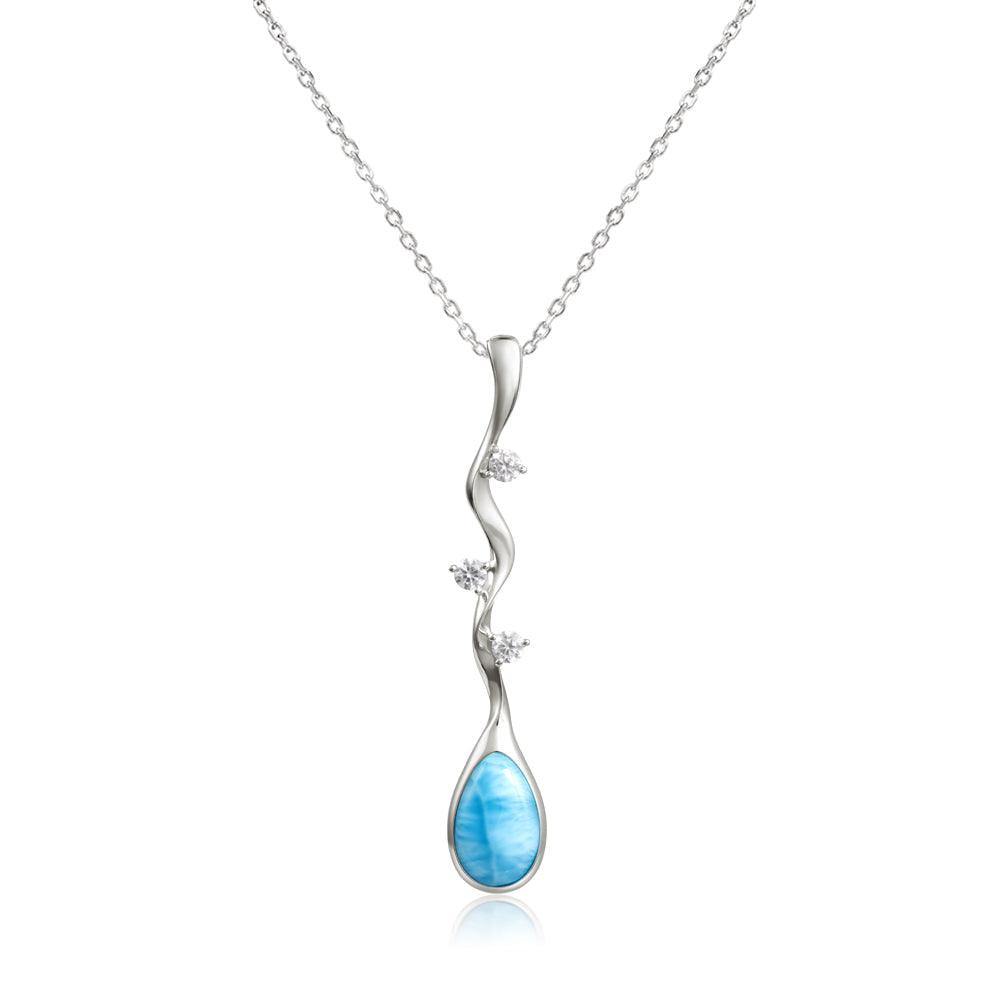 Larimar Moon Vine Pendant Pendant Island by Koa Nani 