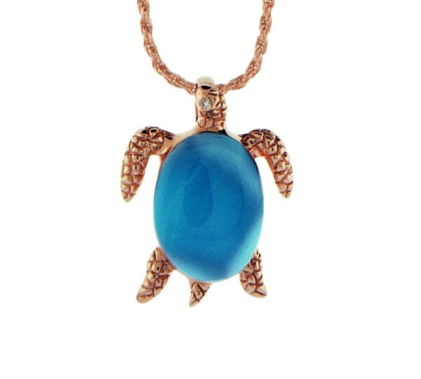 Larimar Na Pali Honu Pendant Pendant Island by Koa Nani 