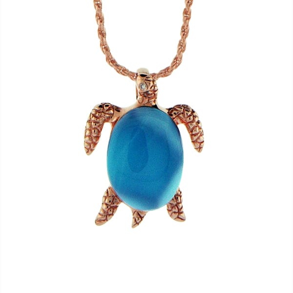 Larimar Na Pali Honu Pendant Pendant Island by Koa Nani 