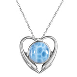 Larimar Nai’a Aloha Pendant Pendant Island by Koa Nani 
