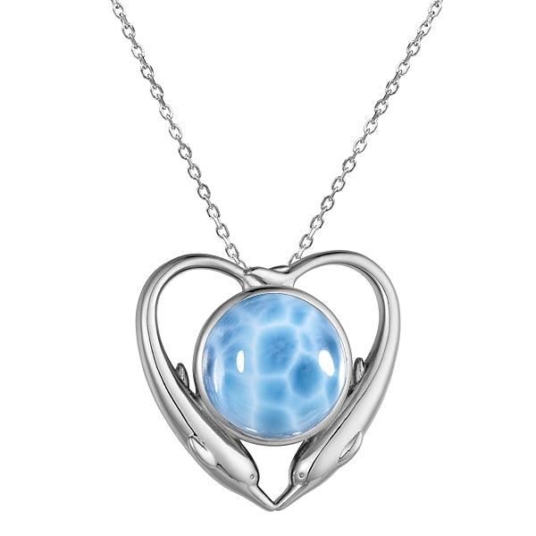 Larimar Nai’a Aloha Pendant Pendant Island by Koa Nani 
