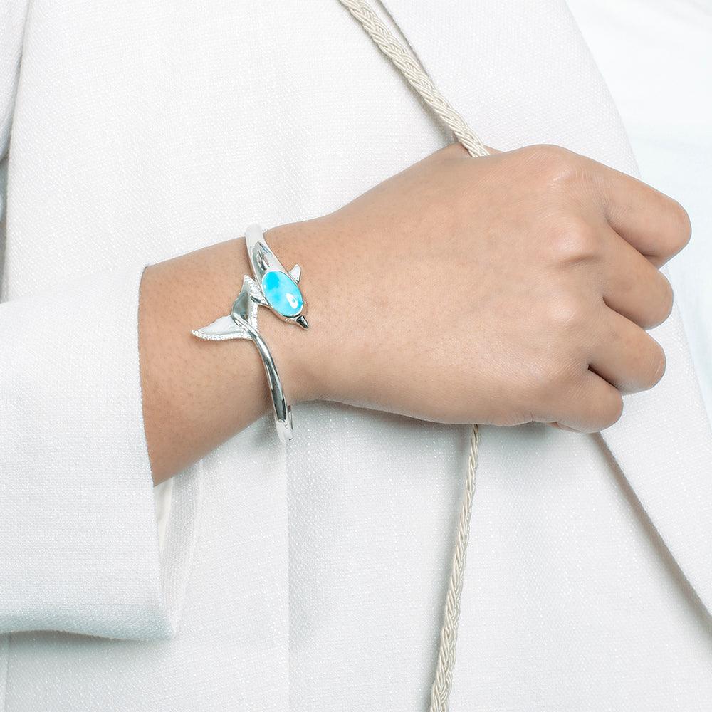 Larimar Nai'a Bangle Bangle Island by Koa Nani 